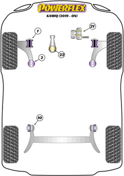 Skoda Kamiq (2019-on) Powerflex diagram - Reference 22