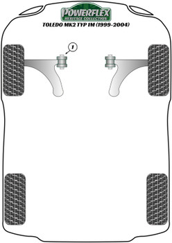 Seat Toledo Models Toledo Mk2 1M (1999 - 2004) Powerflex diagram - Reference 40