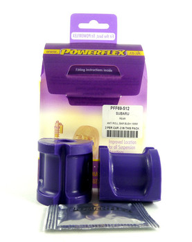 Powerflex Rear Anti Roll Bar Bush 16mm PFR69-512-16 - Fits Subaru Levorg (2014 on)
