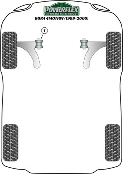 Powerflex vehicle diagram - Powerflex Front Wishbone Front Bush 30mm PFF85-201H - Fits Volkswagen Bora Models Bora A4 (AJ) (1999-2005) Bora 4Motion (1999-2005)