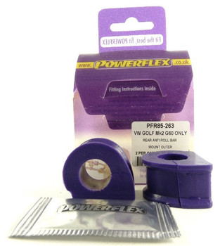 Powerflex Rear Anti Roll Bar Inner Bush 18.5mm PFR85-263 - Fits Volkswagen Golf Golf Mk3 (1992 - 1998) Golf Mk3 4WD Syncro (1993 - 1997)
