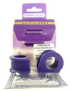 Powerflex Rear Anti Roll Bar Inner Bush 20mm PFR85-263-20 - Fits Volkswagen Golf Golf Mk3 (1992 - 1998) Golf Mk3 4WD Syncro (1993 - 1997)