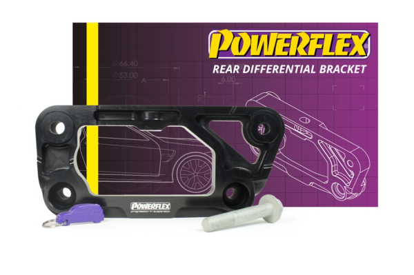 Powerflex Dual-Mount Rear Differential Bracket PFR5-4030 - Fits BMW 3 Series F30, F31, F34, F80 (2011 - 2018) F80 M3 (2014 - 2018)