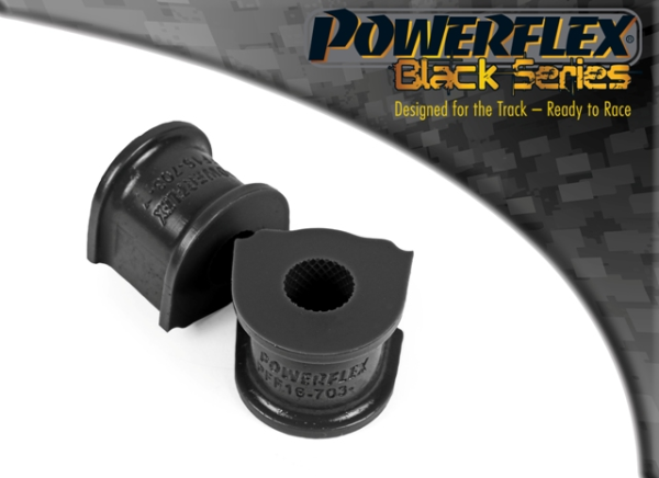 Powerflex Front Anti Roll Bar Bush 18mm PFF16-703-18BLK - Fits Lancia Delta Gen 3 (2008 - 2014)