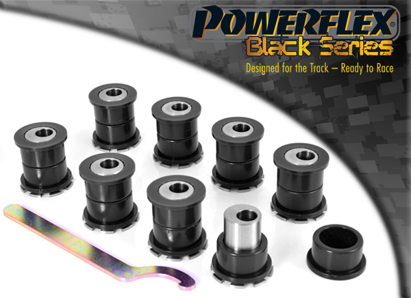 Powerflex Rear Upper & Lower Arm Bush - Adjustable PFR46-204GBLK - Fits Nissan Laurel C34 & C35 (1993 - 2002)