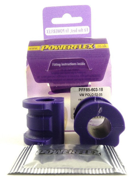 Powerflex Front Anti Roll Bar Bush 18mm PFF85-603-18 - Fits Skoda Roomster Models Roomster (2006 - 2008)