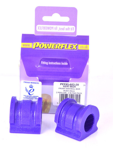 Powerflex Front Anti Roll Bar Bush 20mm PFF85-603-20 - Fits Skoda Rapid (2011- )