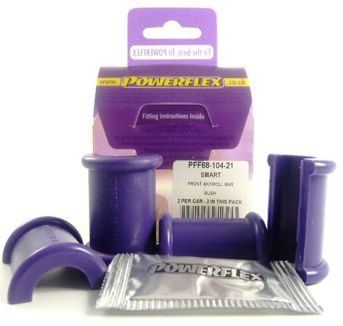Powerflex Front Anti Roll Bar Bush 21mm PFF68-104-21 - Fits Smart Roadster 452 inc Brabus (2003 - 2005)