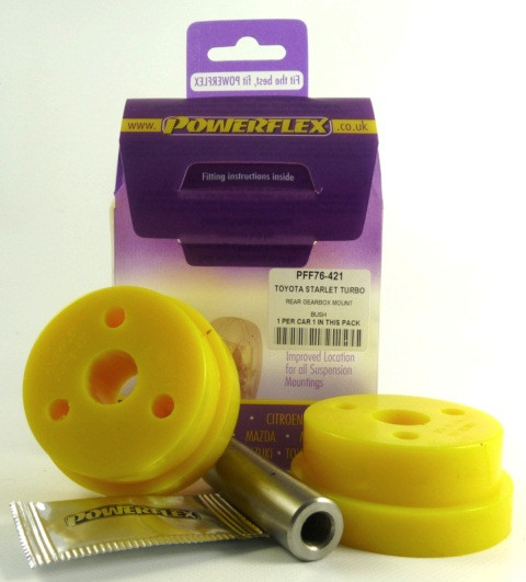 Powerflex Rear Gearbox Mount Bush (Standard) PFF76-421 - Fits Toyota Starlet GT Turbo EP82/Glanza V EP91 (1990 - 1999)