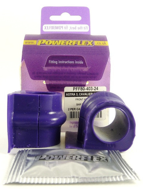 Powerflex Front Anti Roll Bar Bush 24mm PFF80-403-24 - Fits Vauxhall / Opel Cavalier 2WD (1988 - 1995), Vectra A (1988 - 1995)
