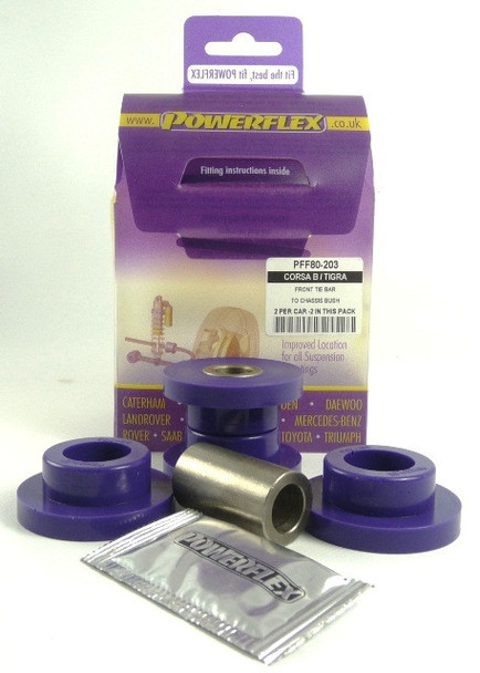 Powerflex Front Tie Bar To Chassis PFF80-203 - Fits Vauxhall / Opel Corsa Models Corsa B (1993-2000) Corsa B (1993-1997)