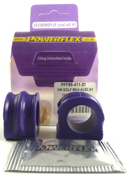 Powerflex Front Anti Roll Bar Mount 21mm PFF85-411-21 - Fits Volkswagen Beetle Models Beetle A4 inc Cabrio (1998-2011) Beetle & Cabrio 2WD (1998-2011)