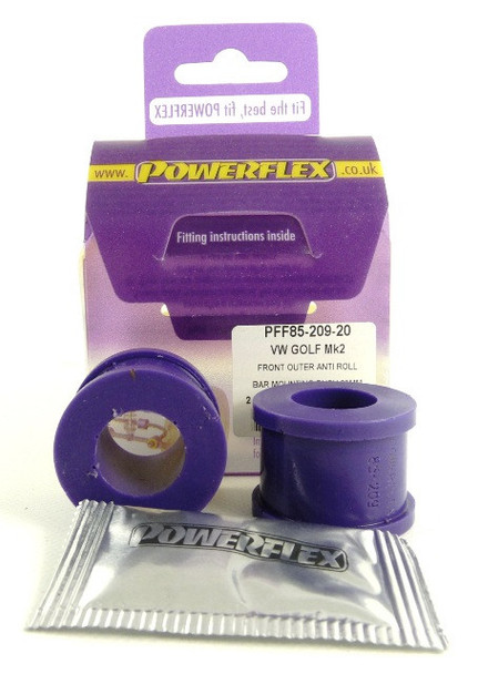 Powerflex Front Anti Roll Bar Eye Bolt Bush 20mm PFF85-209-20 - Fits Volkswagen Lupo (1999 - 2006)