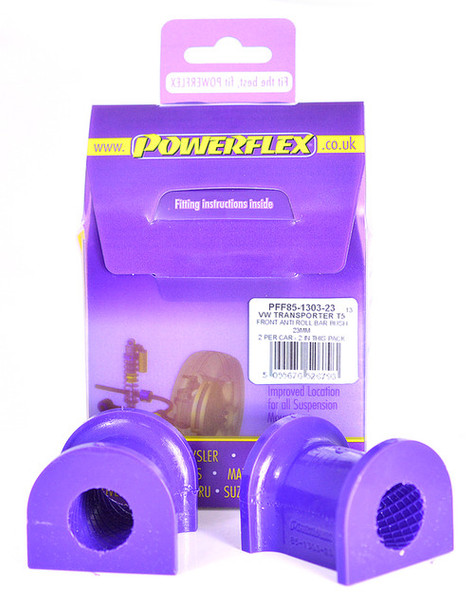 Powerflex Front Anti Roll Bar Bush 23mm PFF85-1303-23 - Fits Volkswagen Transporter Models T6 / 6.1 Transporter (2015-2024)