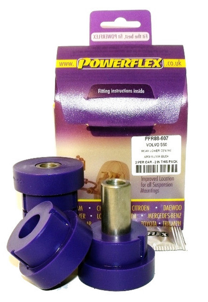 Powerflex Rear Lower Control Arm Outer Bush PFR88-607 - Fits Volvo S60 AWD (2001 - 2009)