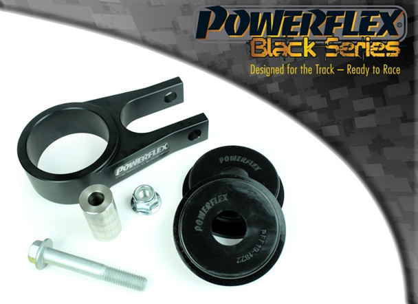 Powerflex Lower Torque Mount Bracket & Bush, Track Use PFF19-1822BLK - Fits Volvo C30 (2006 - 2013)