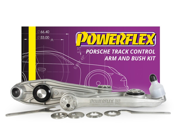 Powerflex Track Control Arm & Bush Kit (Adjustable) PF57K-1002G - Fits Porsche 987 Boxster (2005-2012)
