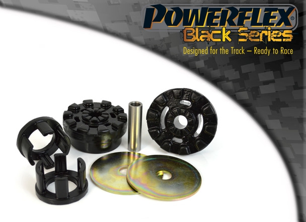 Lower Engine Mount Large Bush 25mm Oval Bracket PFF19-2003BLK