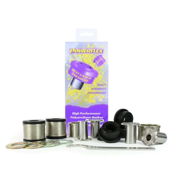 Enhance your vehicle's performance with our Front Wishbone Bush Adjustable, designed for track and motorsport applications. This adjustable bush features a precision-machined stainless steel sleeve, providing +/- 0.75 degrees of on-car camber adjustment.

Key Features:

- Adjustable camber for precise alignment
- Precision-machined stainless steel sleeve for durability
- Ideal for track and motorsport applications
- Direct replacement for OEM parts 545011367R and 545006685R

Benefits:

- Improved handling and stability
- Enhanced performance for track and motorsport
- Precise camber adjustment for optimal alignment
- Durable construction for long-lasting performance

Technical Specifications:

- Part Number: PFF60-1001G
- Compatibility: [Specify vehicle make and model]
- Material: Precision-machined stainless steel
- OEM Part Numbers: 545011367R, 545006685R

What's Included:

- Front Wishbone Bush Adjustable
- Installation instructions

Order your Front Wishbone Bush Adjustable today and experience improved performance!