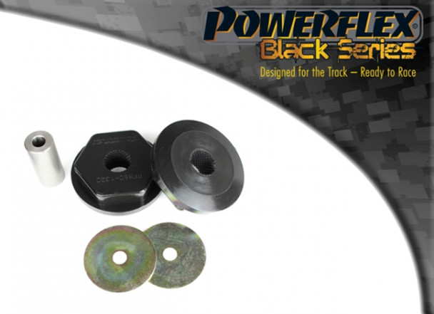 **Lower Engine Mount Large Bush (PFR60-1320BLK)**  

Upgrade your vehicle with the durable and reliable **Lower Engine Mount Large Bush** (PFR60-1320BLK). Engineered from high-quality polyurethane, this bush is the perfect replacement for worn or damaged OEM parts. Designed specifically for later Phase II vehicles, it fits seamlessly and offers enhanced performance over standard rubber bushes.  

Featuring a hexagonal profile, this engine mount bush allows controlled engine movement, limits excessive vibrations, and improves driving comfort. Polyurethane material resists cracking and wear, ensuring long-lasting reliability even under demanding conditions. Ideal for **classic cars**, **Volkswagen Transporter T5**, and other performance or heritage vehicles, this bush enhances your car's performance while maintaining its value.  

### Key Features:  
- **Part Numbers:** OEM 96133053 / 96193563.  
- Perfect for classic and performance cars, including **VW Transporter T5**.  
- Hexagonal design for controlled engine movement and reduced vibration.  
- Made from durable polyurethane for extended lifespan.  
- A trusted upgrade for classic vehicle enthusiasts and collectors.  

Whether you own a **classic car**, a **performance vehicle**, or a **collector’s car**, the PFR60-1320BLK is the ideal solution for replacing worn engine mounts. Perfect for **classic car enthusiasts in the UK**, **VW Transporter T5 owners**, and anyone searching for high-quality **auto performance parts**.  

Find the best prices on this **engine mount bush** and ensure your vehicle performs at its peak. **Search now and enhance your driving experience!**