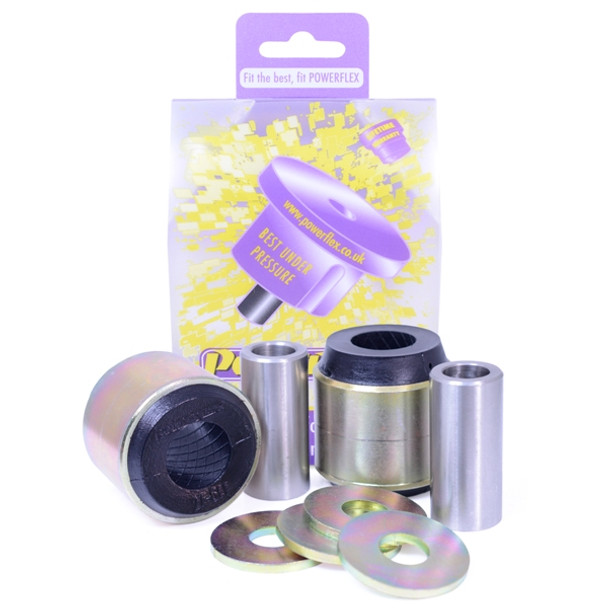 Upgrade your vehicle's suspension system with the Powerflex Rear Lower Arm Outer Bush PFR27-611. Specifically designed for high performance and durability, this bush ensures enhanced stability and handling for your car. The PFR27-611 bush, at 54mm in length (including washers), fits the rear lower arm (position 12) and is compatible with OE wishbone part number T2R16100.

For vehicles requiring a longer bush, the PFR27-612 (59mm including washers) is also available. It's essential to measure your original bush to confirm the correct size before ordering.

Manufactured using premium polyurethane material, this rear lower arm bush provides exceptional resistance to wear and tear, making it a perfect upgrade for your car's suspension system. Ideal for rear suspension performance, it minimizes movement in the suspension arm, offering a precise and controlled driving experience.

Whether you're seeking a bush replacement or a suspension upgrade, the PFR27-611 bush delivers the reliability and performance your vehicle needs. Compatible with rear lower control arms, this bush is engineered to fit seamlessly into your car's suspension system, ensuring optimal function and longevity.

Key Features:

Fits OE wishbone part number T2R16100.
Designed for rear lower arm position 12.
Made from high-quality polyurethane for durability and performance.
Available in 54mm (PFR27-611) and 59mm (PFR27-612) lengths, including washers.
Enhances suspension stability and improves vehicle handling.
Perfect for car suspension upgrades and performance tuning.
Resistant to wear, ensuring long-lasting use in tough conditions.
Upgrade your car's suspension with Powerflex PFR27-611 Rear Lower Arm Outer Bush for unmatched performance and reliability. Perfect for enthusiasts and professionals looking for high-quality, durable, and OE-compatible suspension parts.

Ensure your suspension components are optimized for performance. Order the PFR27-611 or PFR27-612 today and experience the difference in driving precision and stability