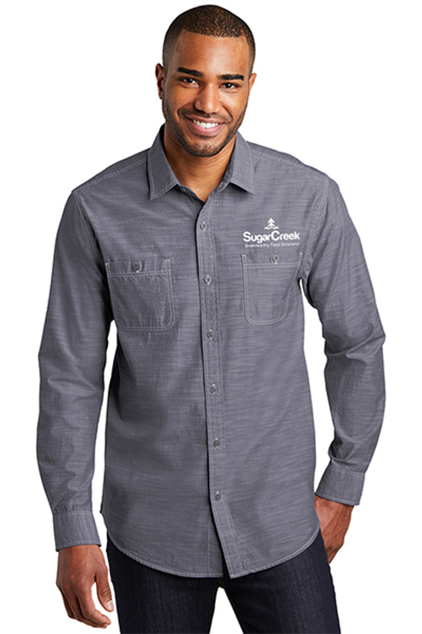 Port Authority Slub Chambray Shirt, Product