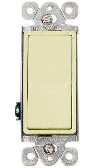 Decorative 3-Way Switch 15A Ivory