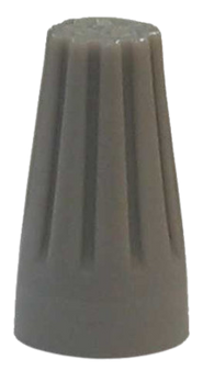 Round Wire Connector Gray
