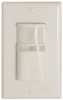 Vacancy Sensor (Manual On Auto Off) Operation  White
