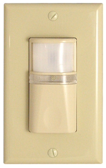 Vacancy Sensor (Manual On Auto Off) Operation Ivory