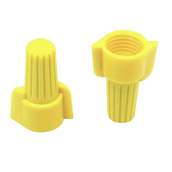 AH Winged Wire Connector Yellow