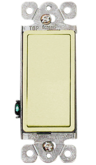 Decorative 3-Way Switch 15A Ivory