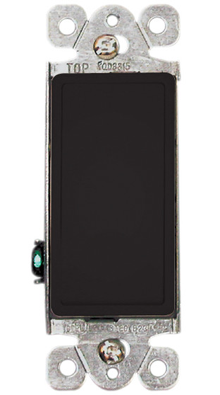 Decorative 3-Way Switch 15A Black