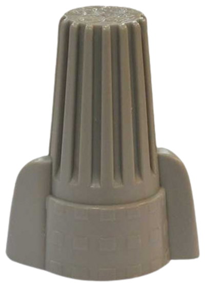 Winged Wire Connector Gray