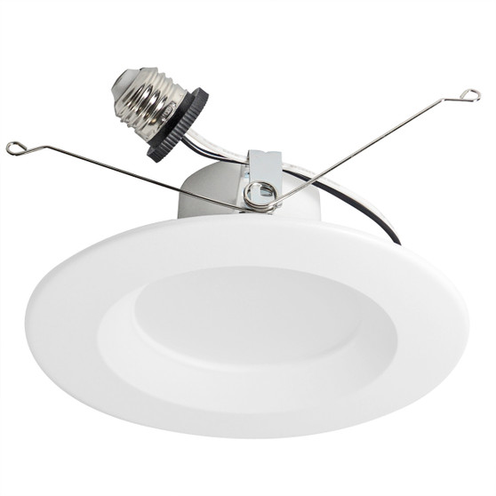 6" & 5"  LED Recessed Smooth  Retrofit Kit Reflector 3000K 15W