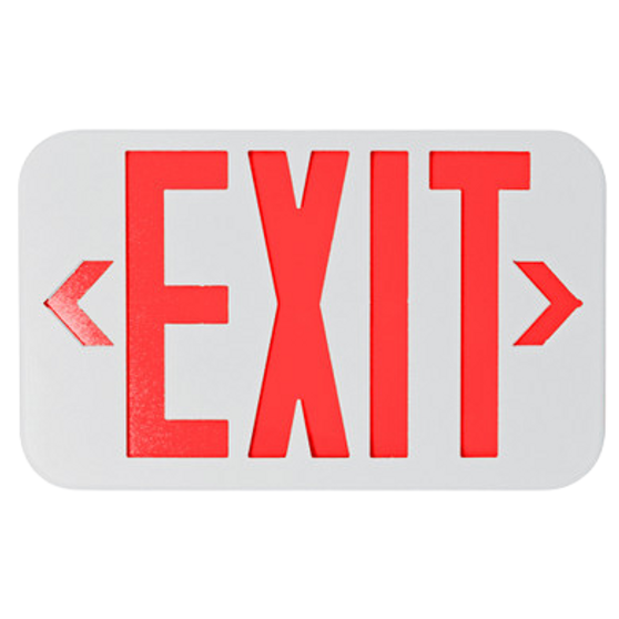 LED Emergency Exit Sign Red