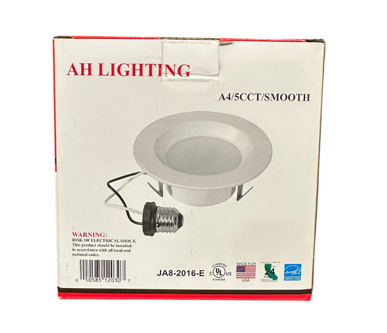 4" LED 5CCT Recessed Smooth Retrofit Kit
