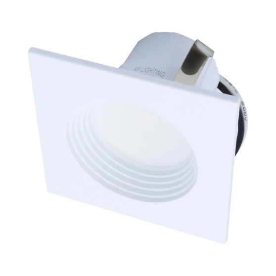 2" LED Baffled Square Round 5CCT