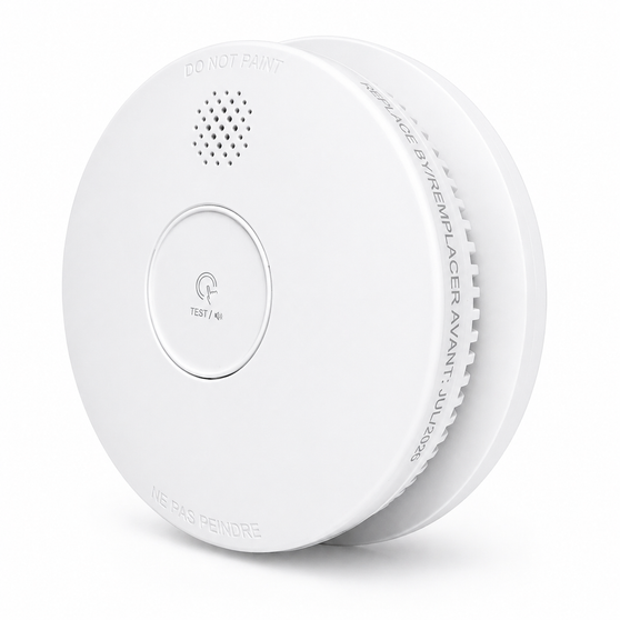 Enhance safety and compliance with the AH Lighting AH562A Photoelectric Smoke Alarm, designed for reliable early detection and reduced nuisance alarms. This hardwired smoke detector features advanced photoelectric sensing technology, making it ideal for residential and light commercial applications. With a clean, low-profile design and easy installation, it blends seamlessly into ceilings while delivering dependable 24/7 protection.

Engineered to meet modern safety standards, this unit includes a test/silence button, audible alarm, and long product lifespan, ensuring consistent performance over time. The durable construction and simple mounting make it a trusted solution for contractors, property managers, and homeowners alike.