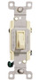 Three Way Toggle Switch 15A Almond
