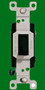 Three Way Toggle Switch 15A Black