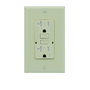 GFCI 20Amp Tamper Resistant UL943 w/ LED Almond