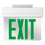 Edge Lit LED Emergency Exit Light Green