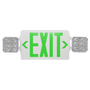 Combination LED Emergency & Exit Light Green