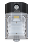 Shop AH Lighting’s LED mini wall pack with dusk-to-dawn photocell, durable aluminum housing, and wet-location rating for efficient outdoor lighting