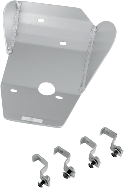 MOOSE OFFROAD - M105 - Skid Plate - Silver - Honda - CR125