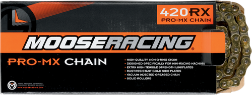 MOOSE OFFROAD - M576-00-96 - 420 RXP - Pro-MX Drive Chain - 96 Links - Gold