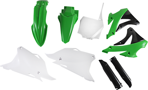 ACERBIS - 2374115135 - Full Body Kit - '16-'18 OEM Green/White/Black - Kawasaki - '14-'21