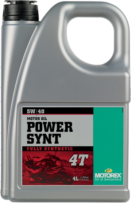 MOTOREX - 305658 - Power Synt 4T Engine Oil - 5W-40 - 4L