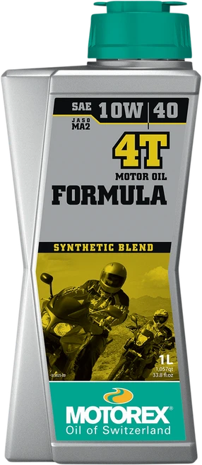 MOTOREX - 308273 - Formula Synthetic Blend 4T Engine Oil - 10W-40 - 1L